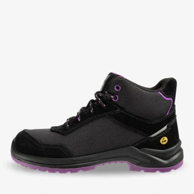 Ghete de protecție pentru femei BOTANIC S1P MID S1P LG SR SC ESD CI FO / Safety Jogger / Bocanci protectie S1P