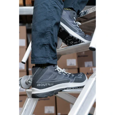 Bocanci de protecție FLOW GREY MID S3S FO SR ESD / AboutBlu / Pantofi protectie S3S