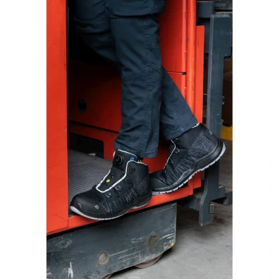 Ghete de protecție LE MANS TOP BLACK MID S3 CR SRC / AboutBlu / Bocanci protectie S3