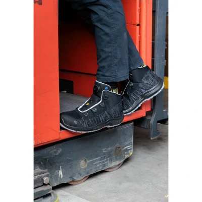 Ghete de protecție LE MANS TOP BLACK MID S3 CR SRC / AboutBlu / Bocanci protectie S3
