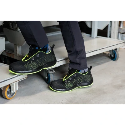 Pantofi de protecție LE MANS TOP BLACK YELLOW LOW / AboutBlu / Pantofi protectie S3L