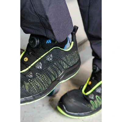 Pantofi de protecție LE MANS TOP BLACK YELLOW LOW / AboutBlu / Pantofi protectie S3L