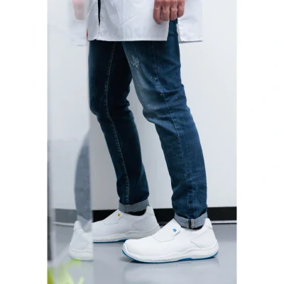Pantofi de protecție NIVEO WHITE LOW S2 FO SR ESD / AboutBlu / Incaltaminte protectie alba