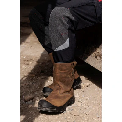 Cizme de protecție SAHARA ESR BROWN WRA SB FO HRO / AboutBlu / Bocanci protectie S1P