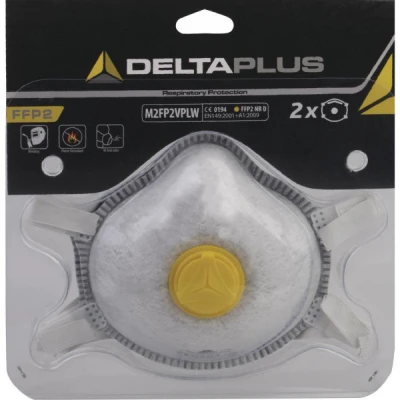 Semi-masca M2FP2VPLW / DeltaPlus / Semimasti simple cu supapa FFP2