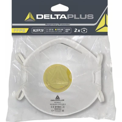 Semi-masca M2FP2V / DeltaPlus / Semimasti simple cu supapa FFP2