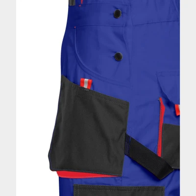 Salopetă de lucru KASTOR ALBASTRU REGAL / Stenso / Pantaloni salopeta cu pieptar