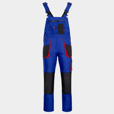 Salopetă de lucru KASTOR ALBASTRU REGAL / Stenso / Pantaloni salopeta cu pieptar