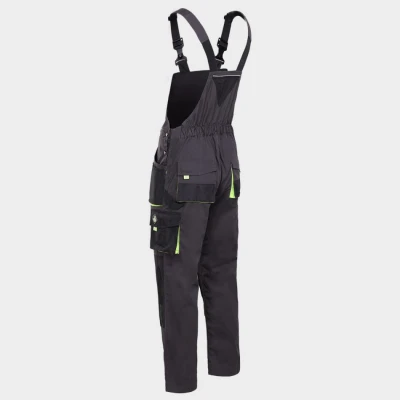 Salopetă de lucru KASTOR GRI / Stenso / Pantaloni salopeta cu pieptar