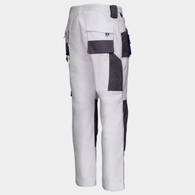 Pantaloni de lucru KASTOR ALB / Stenso / Pantaloni salopeta talie