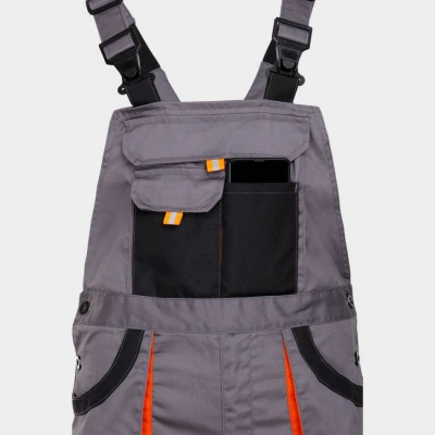 Salopetă de lucru CARGO EM / Stenso / Pantaloni salopeta cu pieptar