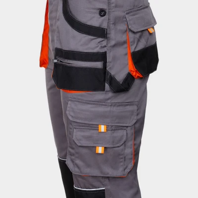 Salopetă de lucru CARGO EM / Stenso / Pantaloni salopeta cu pieptar