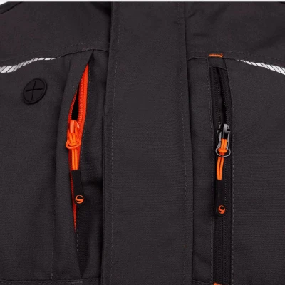 Geacă de lucru KASTOR T/C WINTER GREY/BLACK/ORANGE / Stenso / Jachete salopeta de iarna