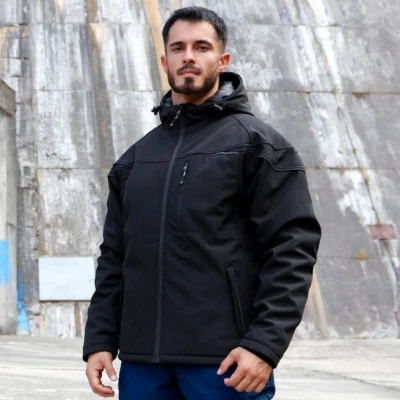 Jachetă PRISMA SOFTSHELL WINTER NEGRU / Stenso / Jachete softshell