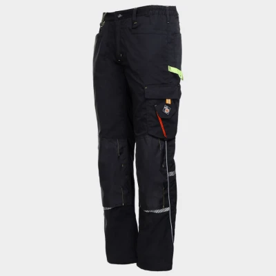 Pantaloni de lucru PRISMA NEGRU / Stenso / Pantaloni salopeta talie
