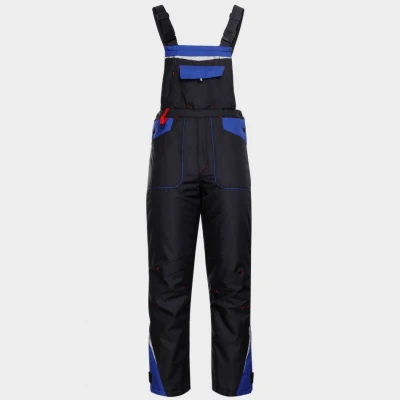 Salopetă de lucru PRISMA IARNĂ NEGRU / Stenso / Pantaloni vatuiti, de iarna