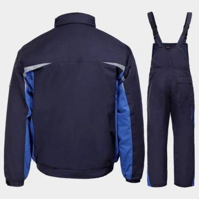 Costum de lucru KASTOR IARNĂ ALBASTRU BUMBAC / Stenso / Costume vatuite, de iarna