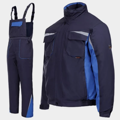 Costum de lucru KASTOR IARNĂ ALBASTRU BUMBAC / Stenso / Costume vatuite, de iarna