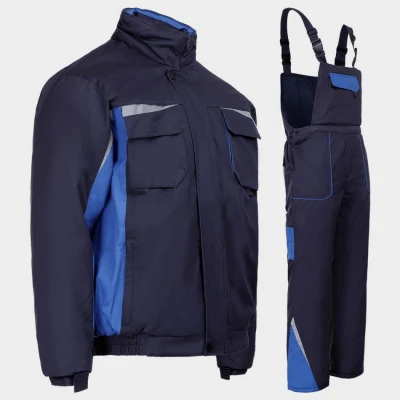 Costum de lucru KASTOR IARNĂ ALBASTRU BUMBAC / Stenso / Costume vatuite, de iarna