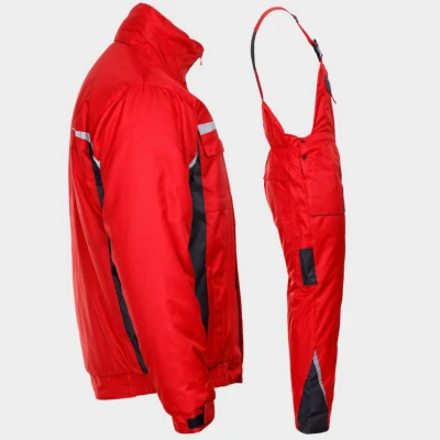 Costum de lucru KASTOR IARNĂ ROȘU / Stenso / Costume vatuite, de iarna