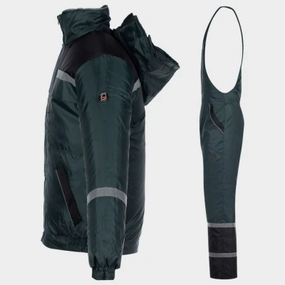 Costum de lucru COLLINS IARNĂ VERDE / Stenso / Costume vatuite, de iarna
