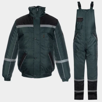 Costum de lucru COLLINS IARNĂ VERDE / Stenso / Costume vatuite, de iarna