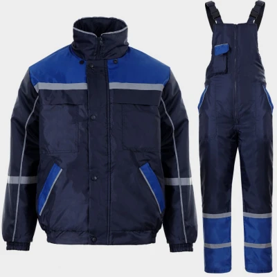 Costum de lucru COLLINS IARNĂ ALBASTRU / Stenso / Costume vatuite, de iarna