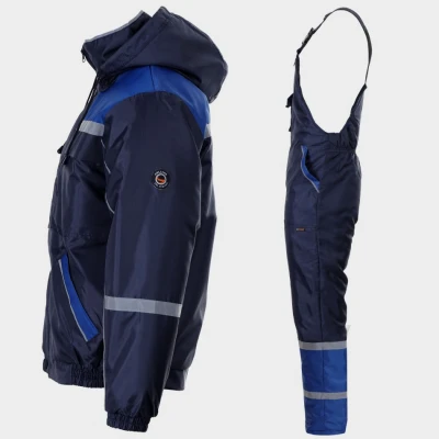 Costum de lucru COLLINS IARNĂ ALBASTRU / Stenso / Costume vatuite, de iarna