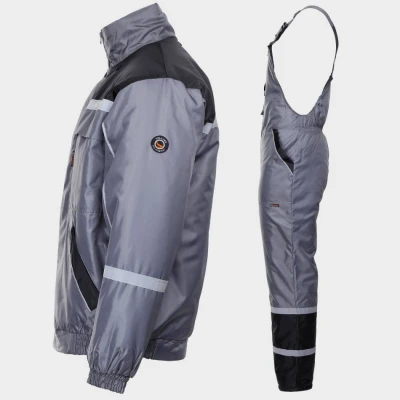 Costum de lucru COLLINS IARNĂ GRI / Stenso / Costume vatuite, de iarna