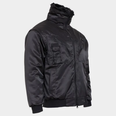 Geacă de lucru BN PILOT NEGRU / Stenso / Scurte, Jachete impermeabile de iarna