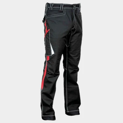 Pantalon de lucru BARRERIO NEGRU / Stenso / Pantaloni salopeta talie