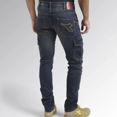 Pantaloni denim pentru bărbați DIADORA PANT CARGO STONЕ / Stenso / Pantaloni blugi (jeans)