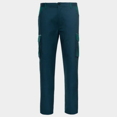 Pantaloni de lucru ASIMO VERDE / Stenso / Pantaloni salopeta talie