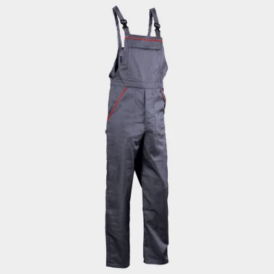 Salopetă de lucru LT5 GRI / Stenso / Pantaloni salopeta cu pieptar