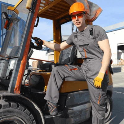 Salopetă de lucru CARGO DM / Stenso / Pantaloni salopeta cu pieptar