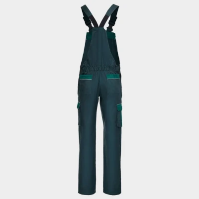 Salopetă de lucru ASIMO VERDE / Stenso / Pantaloni salopeta cu pieptar