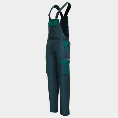 Salopetă de lucru ASIMO VERDE / Stenso / Pantaloni salopeta cu pieptar