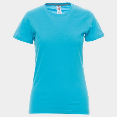 Tricou pentru femei PAYPER SUNSET ATOL ALBASTRU / Stenso / Tricouri la baza gatului