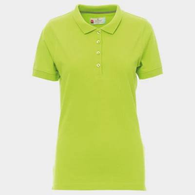 Tricou polo pentru femei PAYPER VENICE VERDE ACID / Stenso / Tricouri POLO (cu guler si nasturi)