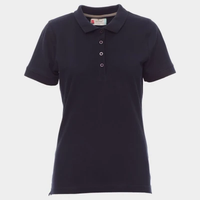 Tricou polo pentru femei PAYPER VENICE ALBASTRU MARIN / Stenso / Tricouri POLO (cu guler si nasturi)