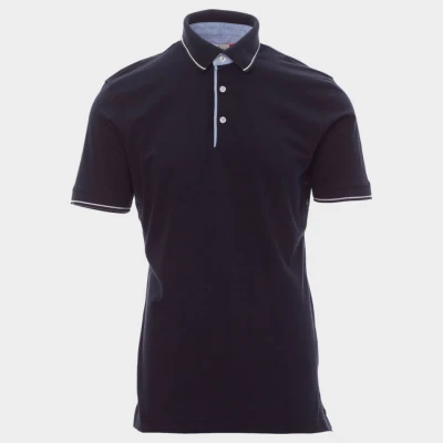 Tricou polo PAYPER CAMBRIDGE ALBASTRU MARIN / Stenso / Tricouri POLO (cu guler si nasturi)
