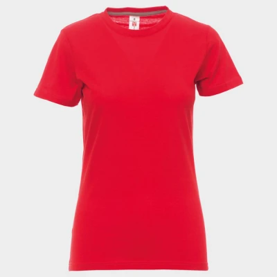 Tricou pentru femei PAYPER SUNSET ROȘU / Stenso / Tricouri la baza gatului