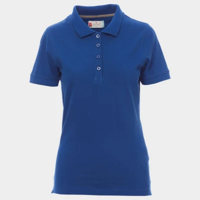 Tricou polo pentru femei PAYPER VENICE ALBASTRU REGAL / Stenso / Tricouri POLO (cu guler si nasturi)