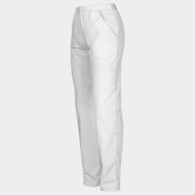 Unisex pantaloni BARISA ALB / Stenso / Sanitara, Asistenti medicali, Curatenie