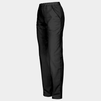 Unisex pantaloni BARISA NEGRU / Stenso / Pantaloni salopeta talie