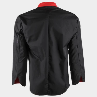 Tunică pentru bucătar NAPOLI NEGRU / Stenso / Imbracaminte bucatari