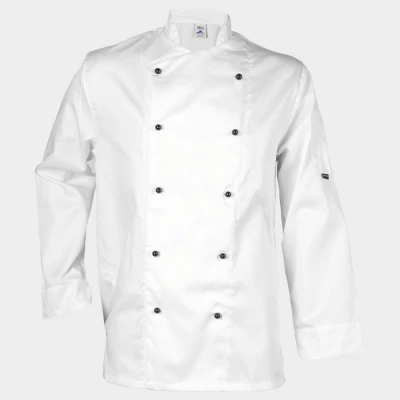 Tunică pentru bucătar CHEFS C834 ALB / Stenso / Imbracaminte bucatari