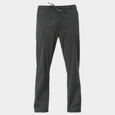 Pantaloni de bucătar ENRICO NEGRU STRIPE / Stenso / Imbracaminte bucatari