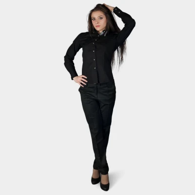 Cămașă pentru femei ALBERTA NEGRU / Stenso / Camasi