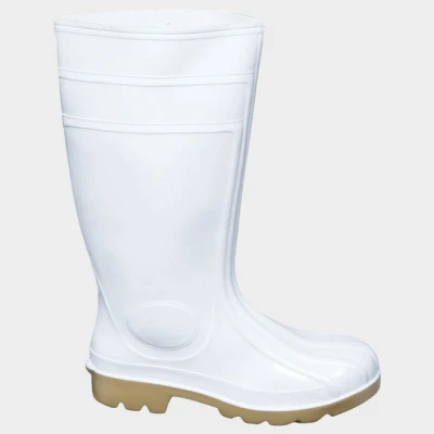 Cizme de lucru și protecție EUROFORT ALB S4 SRC / Stenso / Cizme protectie PVC, apa noroi, galosi PVC